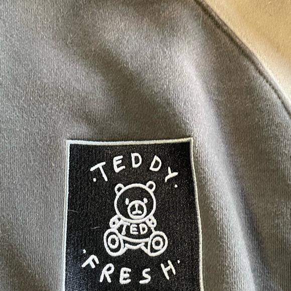 COLOR BLOCK 2.0 TEDDY FRESH HOODIE sz. L - Picture 3 of 5